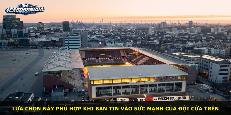 Lựa chọn này phù hợp khi bạn tin vào sức mạnh của đội cửa trên
